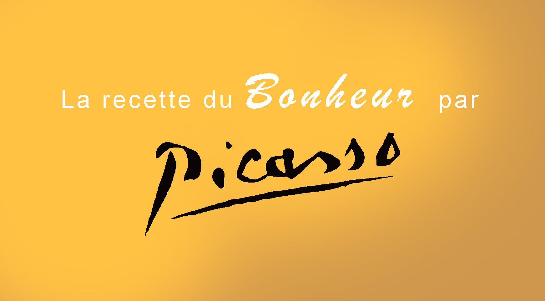 Image couverture article La recette du bonheur de Picasso